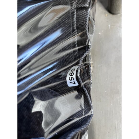 Levi’s 505 Black Denim Jeans Mens 36x32 Regular Fit Straight - Picture 10 of 11